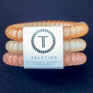 NWT Teleties 3 Pack Hair Ties